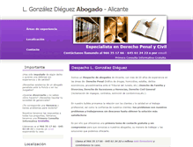 Tablet Screenshot of luisgonzalezabogados.com